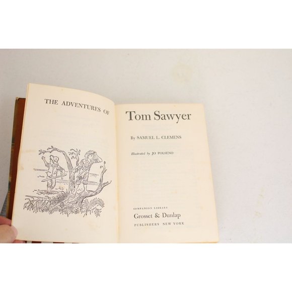 Huckleberry Finn Tom Sawyer Samuel Clemens Companion Library Vintage Book 91053 - Picture 4 of 8